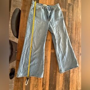 Abercrombie & Fitch Mid Rise Blue Jeans, the baggy boot 29 short